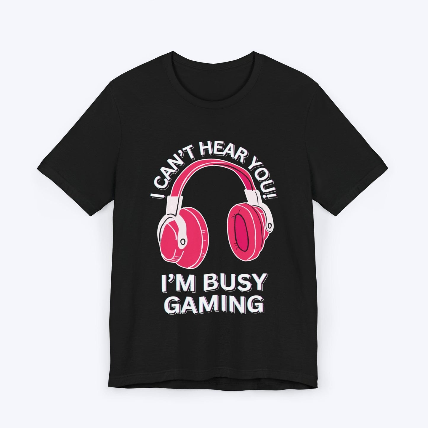 T-Shirt Black / S I Can't Hear You "Hibiscus" Gaming T-shirt