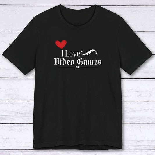 T-Shirt Black / S I Heart Video Games T-shirt