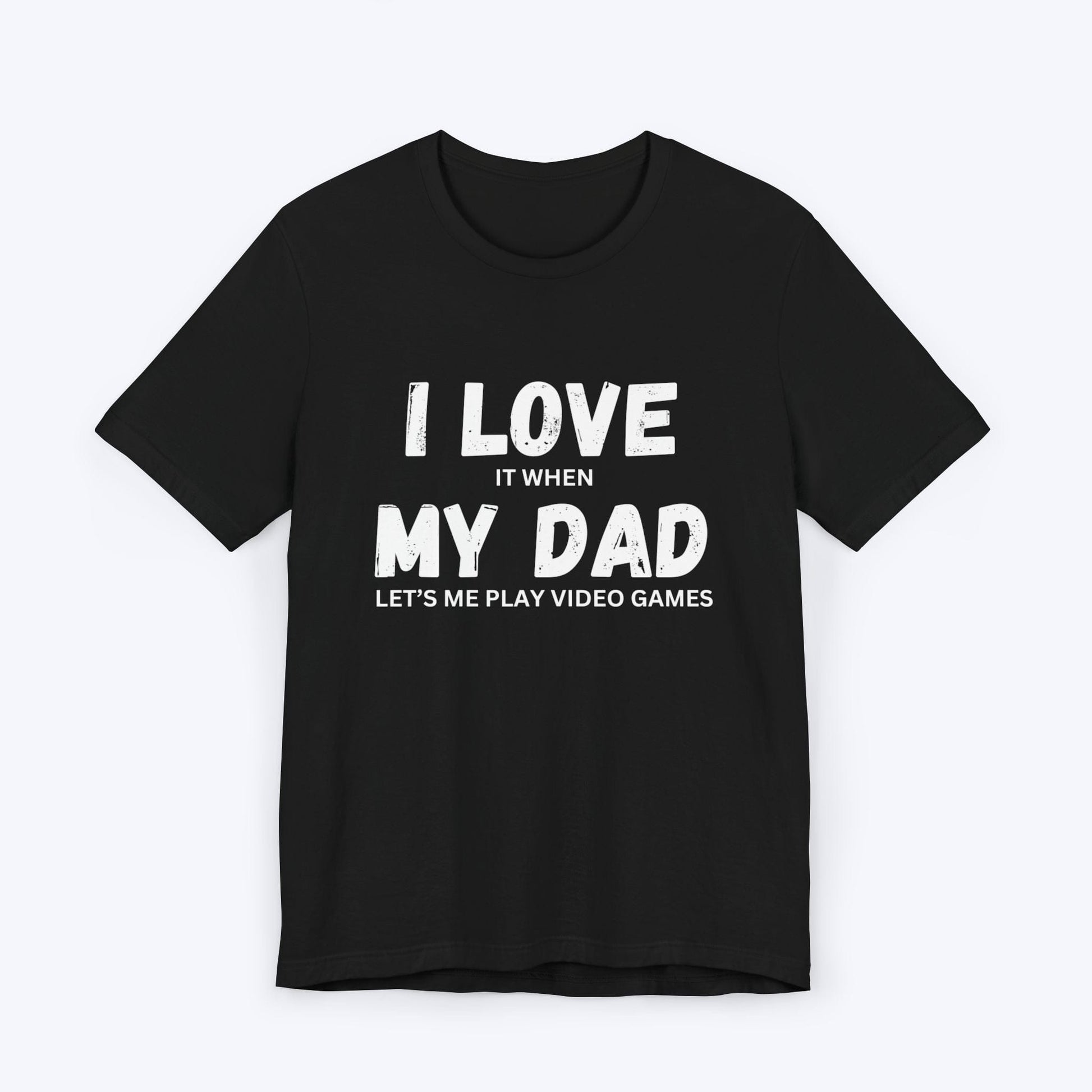 T-Shirt Black / S I Love My Dad (Gamer) T-shirt