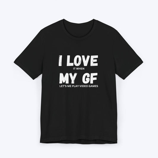 T-Shirt Black / S I Love My Girlfriend (Gamer) T-shirt