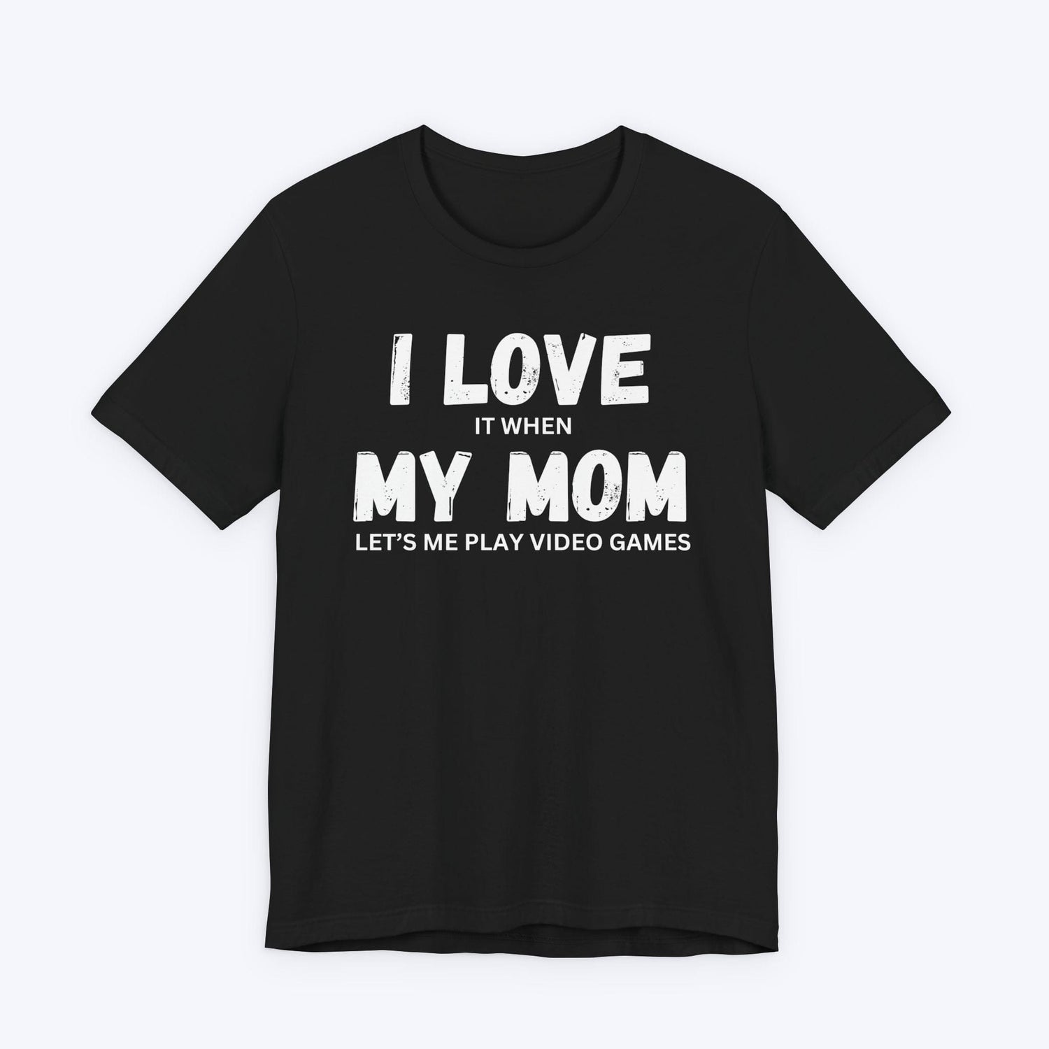 T-Shirt Black / S I Love My Mom (Gamer) T-shirt