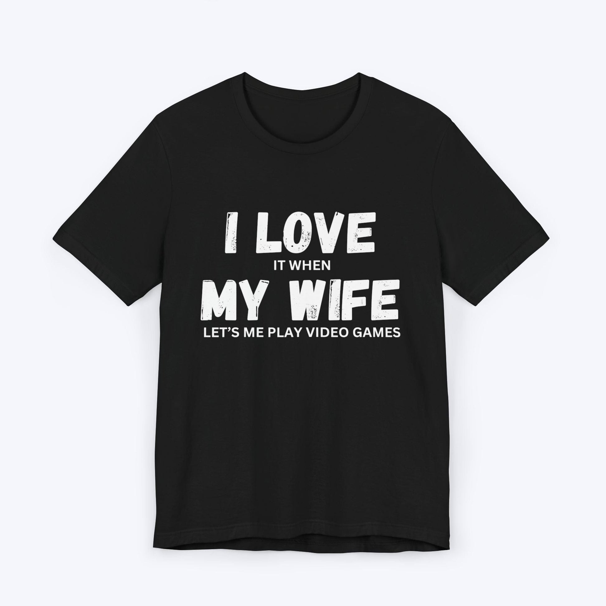 T-Shirt Black / S I Love My Wife (Gamer) T-shirt