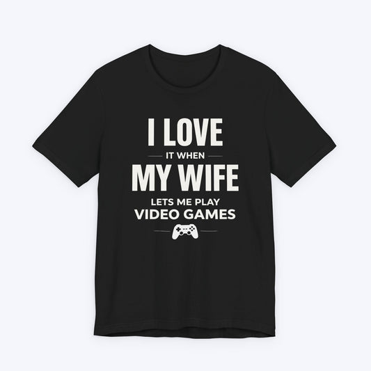 T-Shirt Black / S I Love My Wife T-shirt
