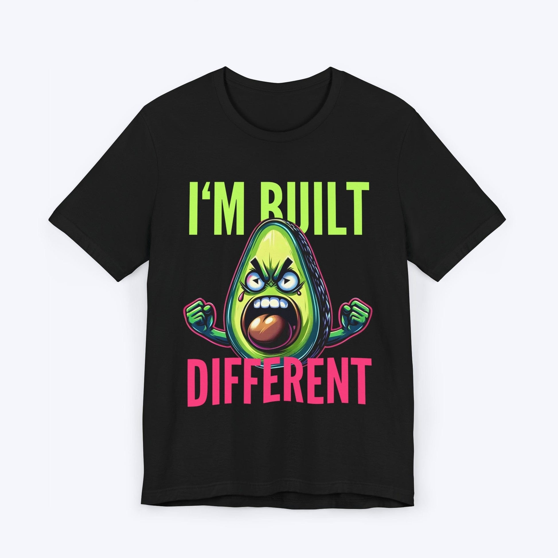 T-Shirt Black / S I'm Built Different Avocado T-shirt