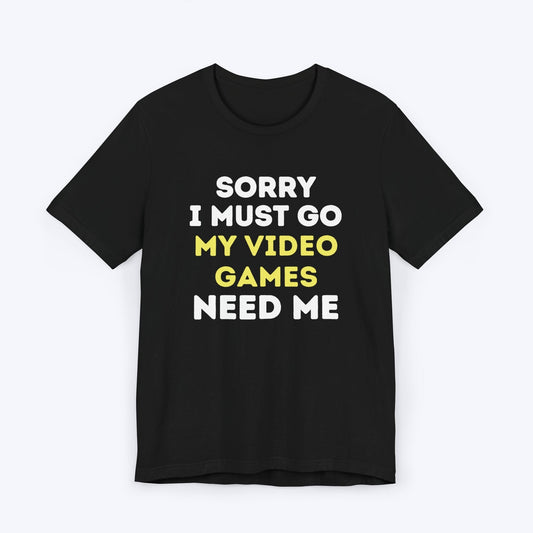 T-Shirt Black / S I Must Go (Video Games) T-shirt