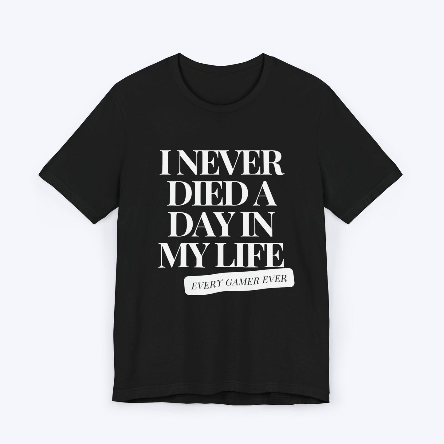 T-Shirt Black / S I Never Died A Day In My Life T-shirt