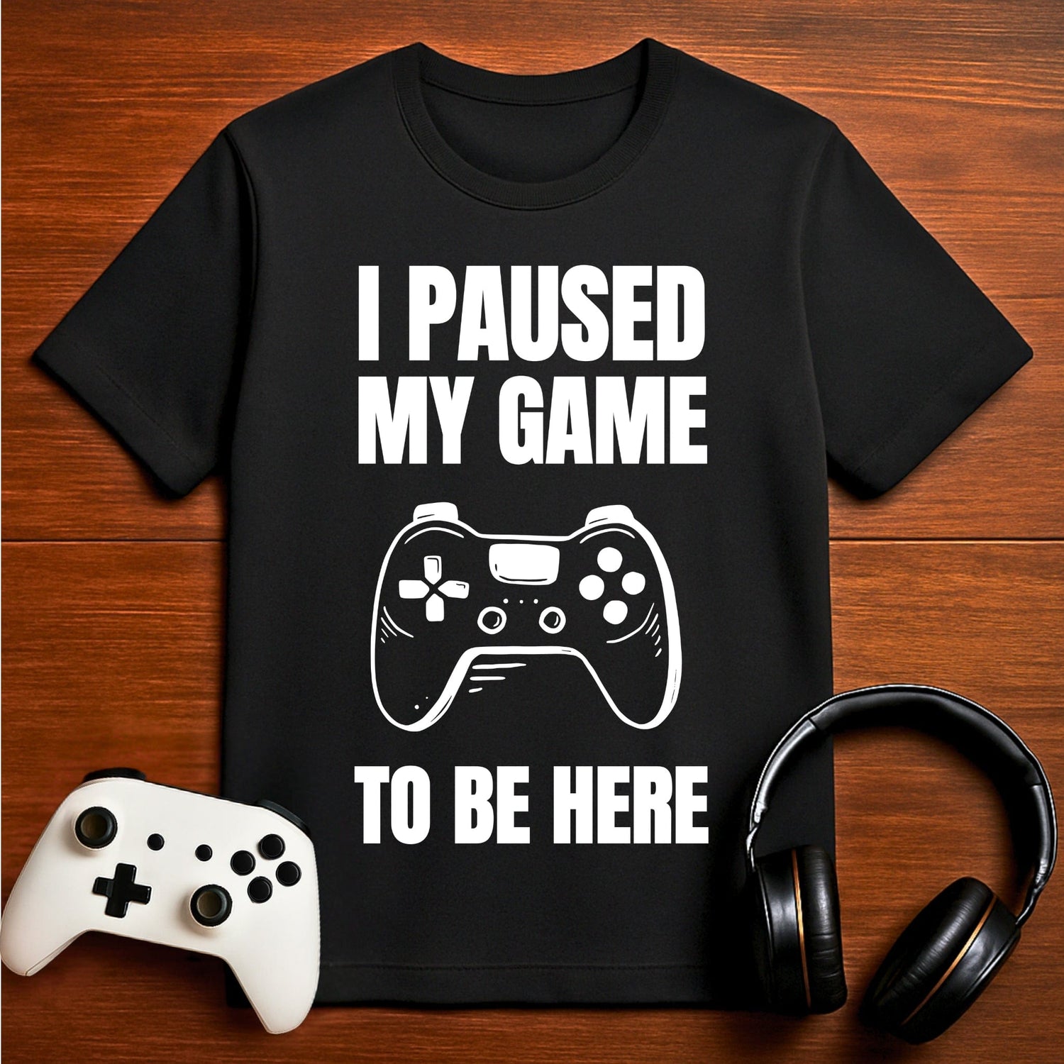 T-Shirt Black / S I Paused My Game to be Here (AFK Controller) T-shirt
