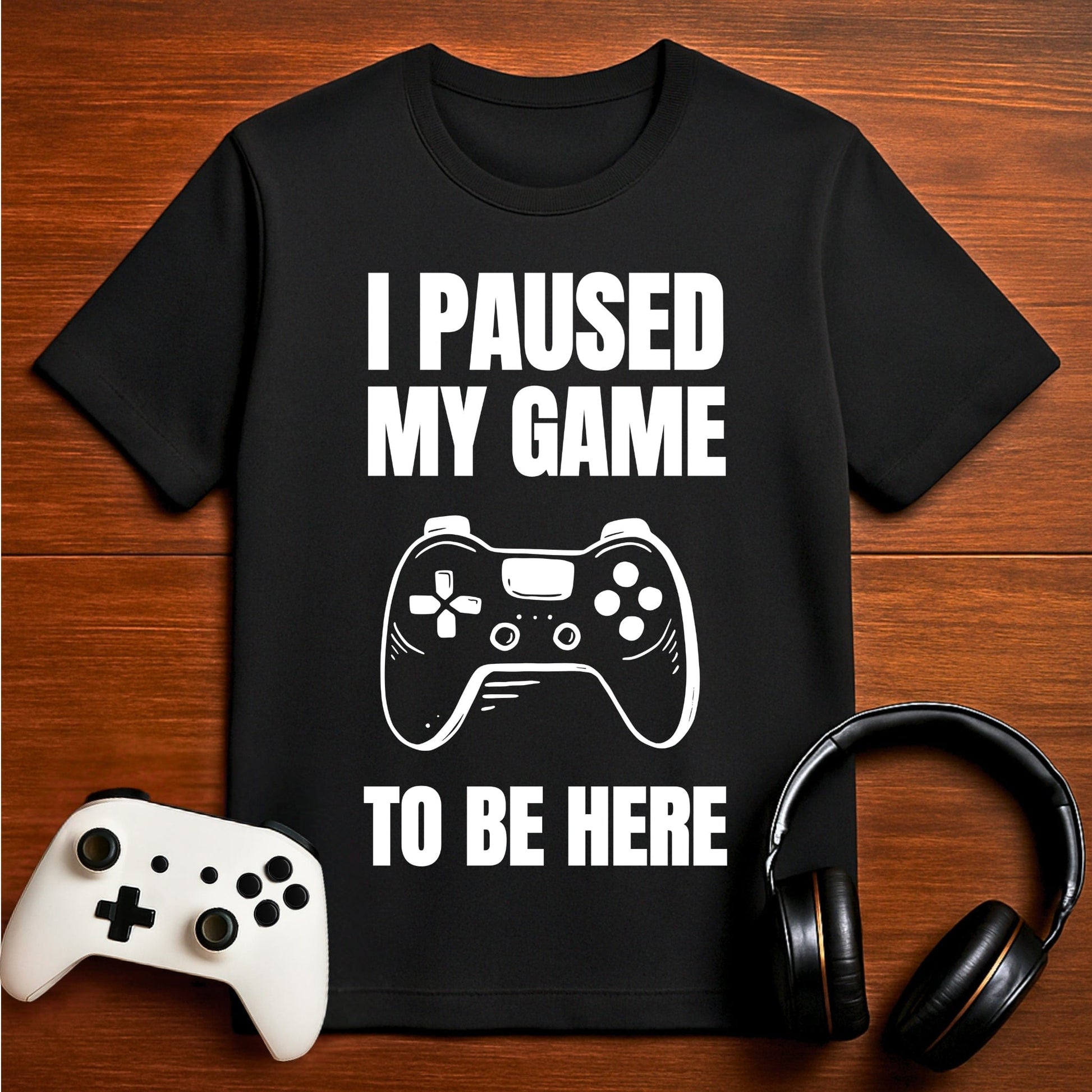 T-Shirt Black / S I Paused My Game to be Here (AFK Controller) T-shirt