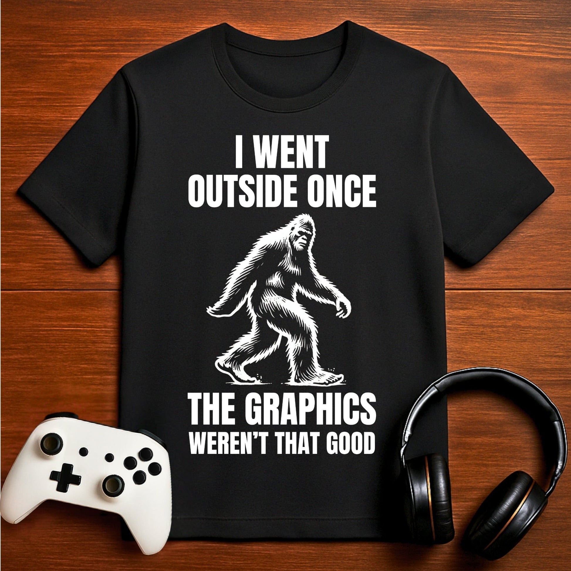 T-Shirt Black / S I Went Outside. Didn't Spot Me T-shirt