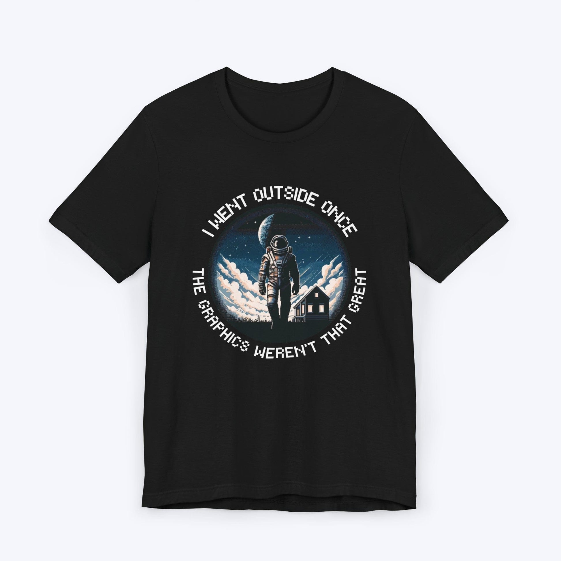 T-Shirt Black / S I Went Outside Once Gamer T-shirt