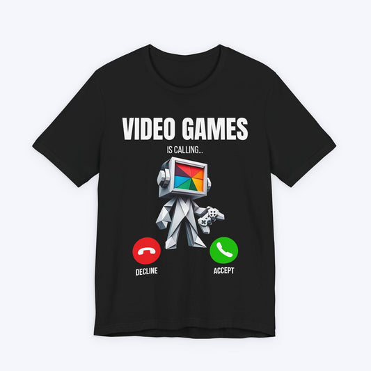 T-Shirt Black / S Incoming Call: Video Games T-shirt