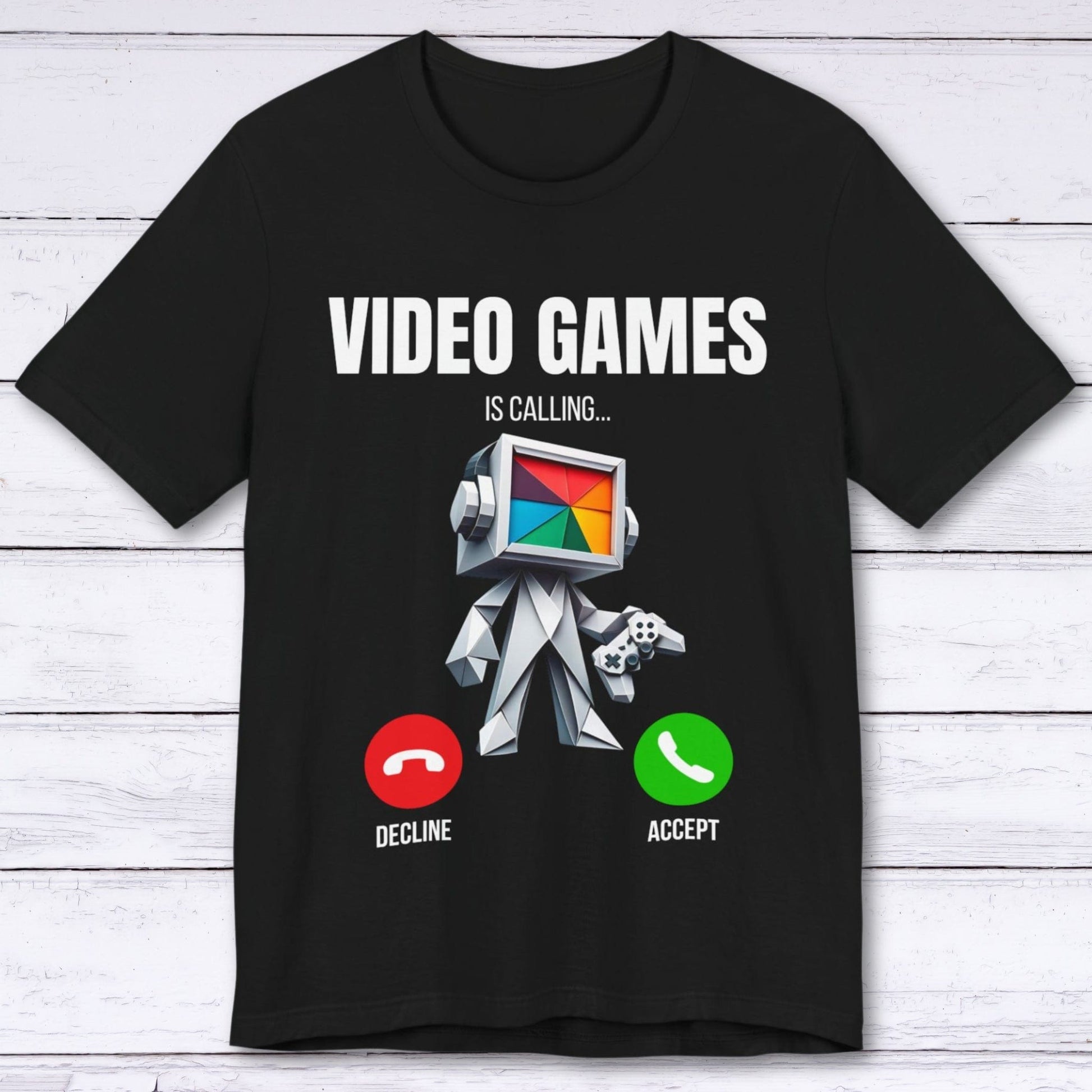 T-Shirt Black / S Incoming Call: Video Games T-shirt