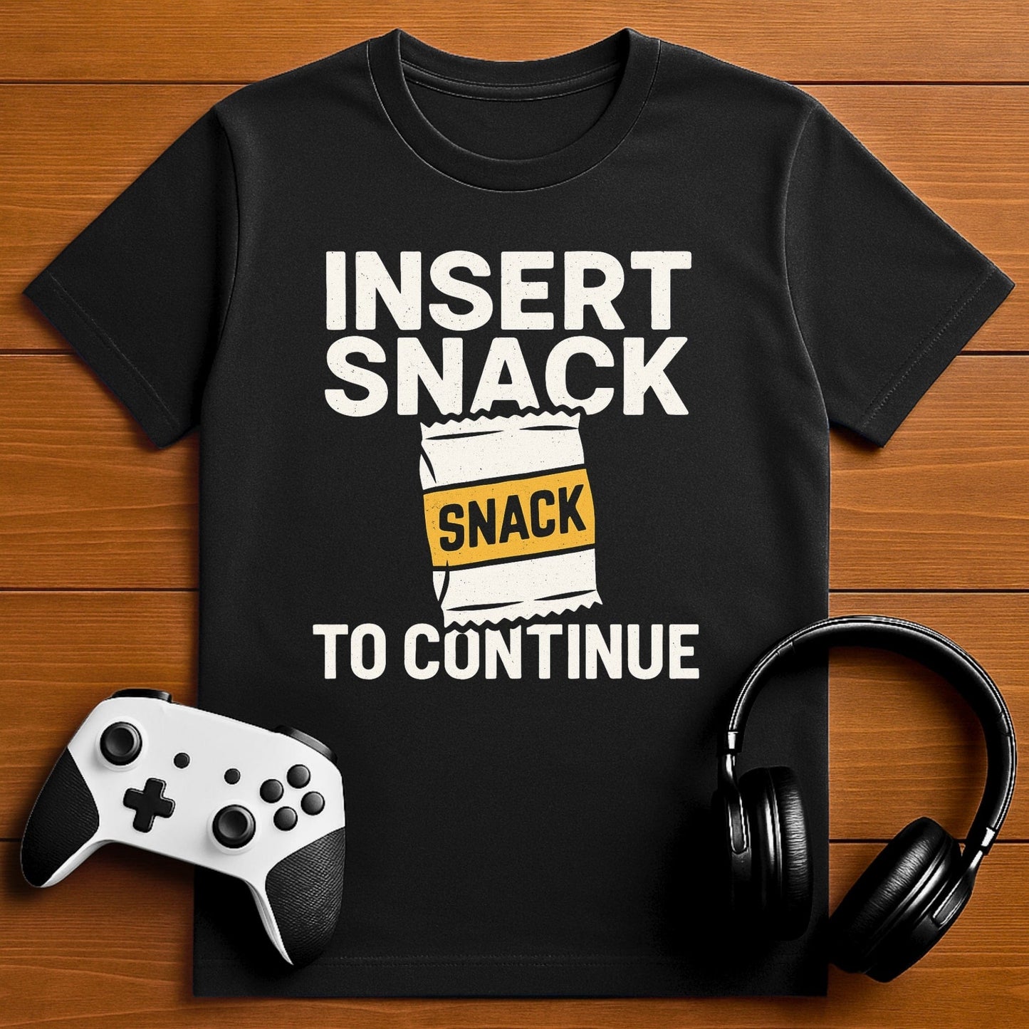 T-Shirt Black / S Insert Snack to Continue T-shirt