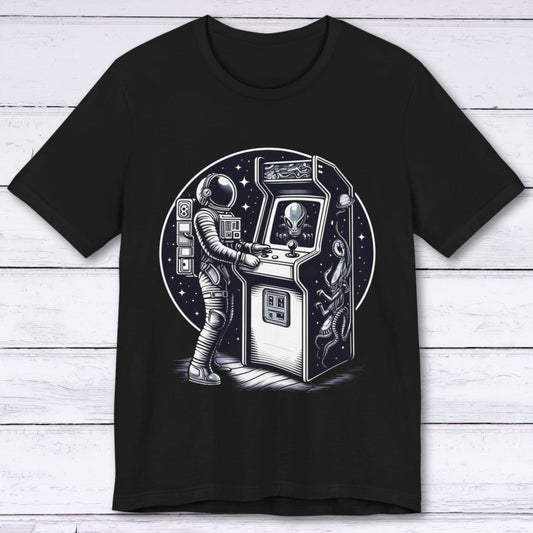 T-Shirt Black / S Into the Darkness - Astronaut T-shirt