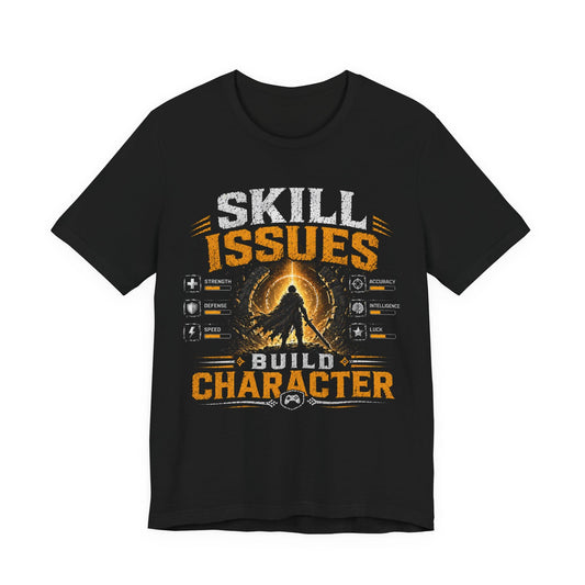 T-Shirt Black / S Issues Build Character T-shirt