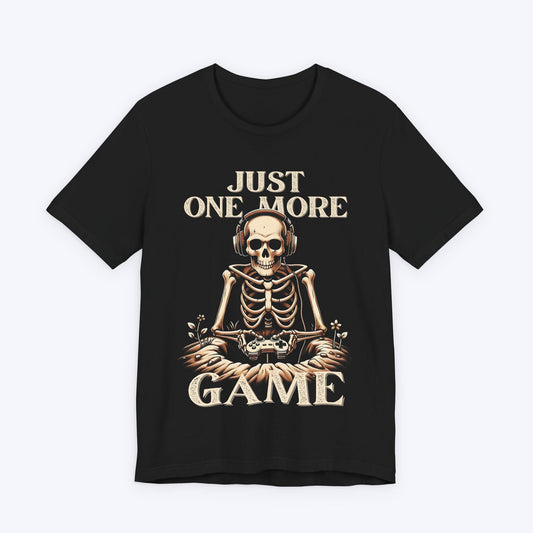 T-Shirt Black / S Just One More Game (Skeleton) T-shirt