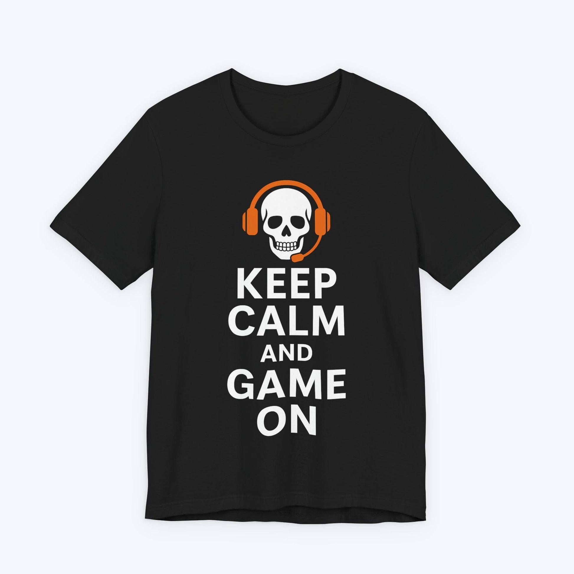 T-Shirt Black / S Keep Calm and Game On T-shirt
