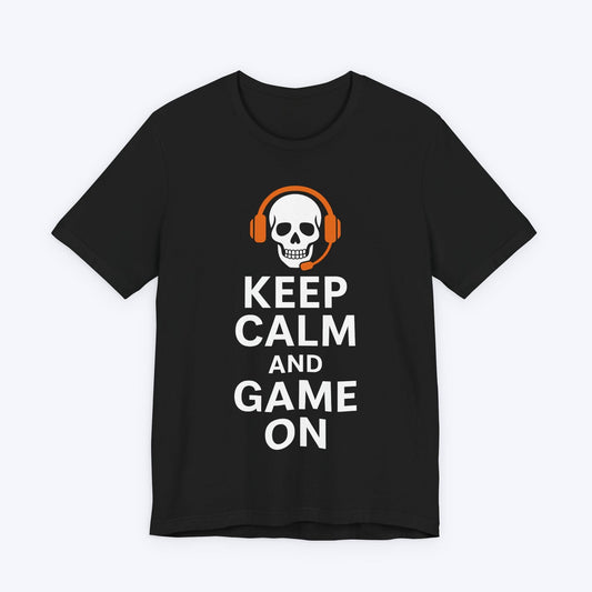 T-Shirt Black / S Keep Calm and Game On T-shirt