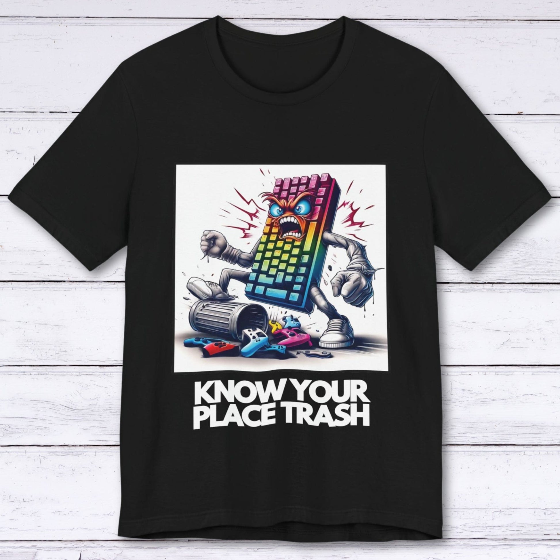 T-Shirt Black / S Know Your Place Gamer T-shirt