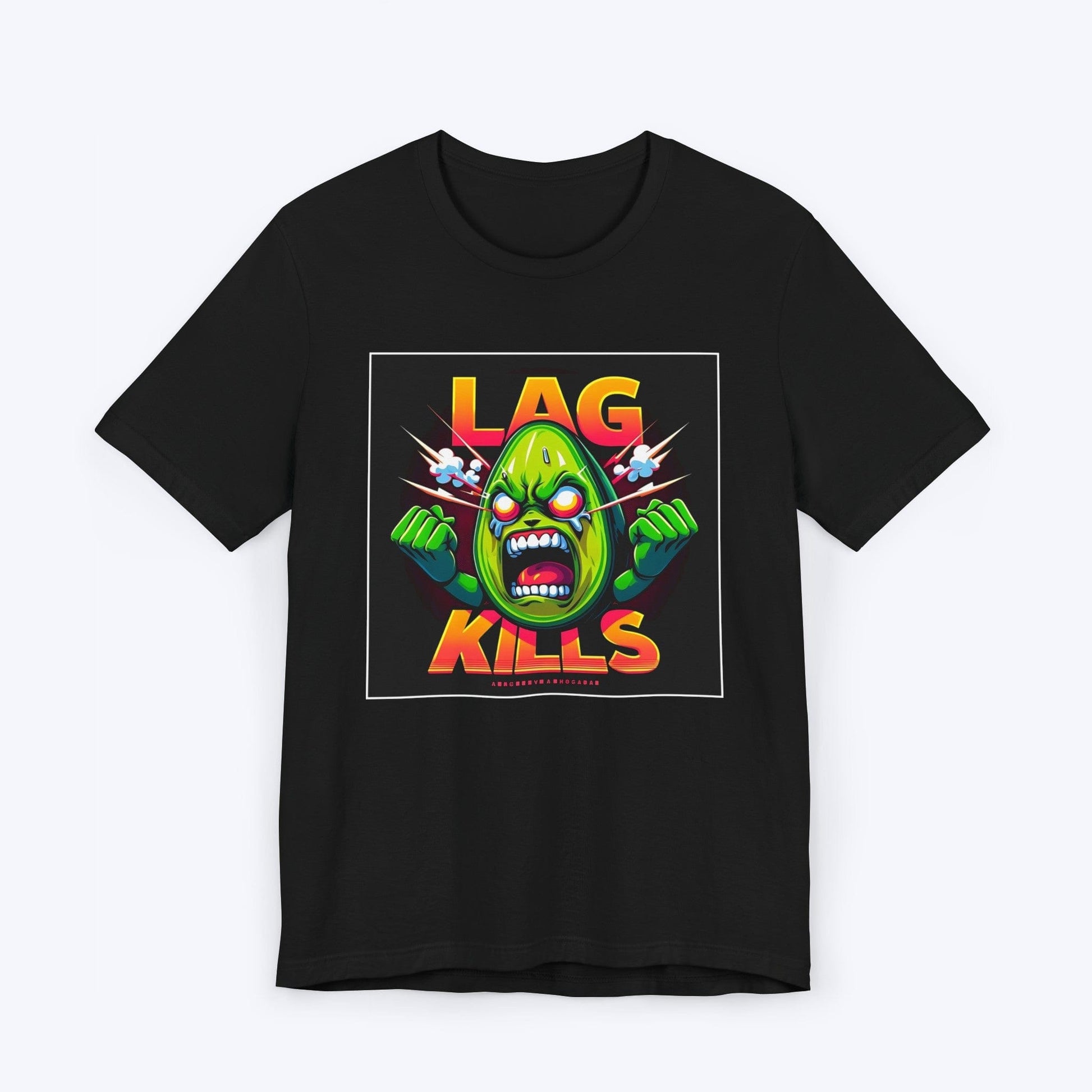 T-Shirt Black / S Lag Kills - Angry Avocado T-shirt