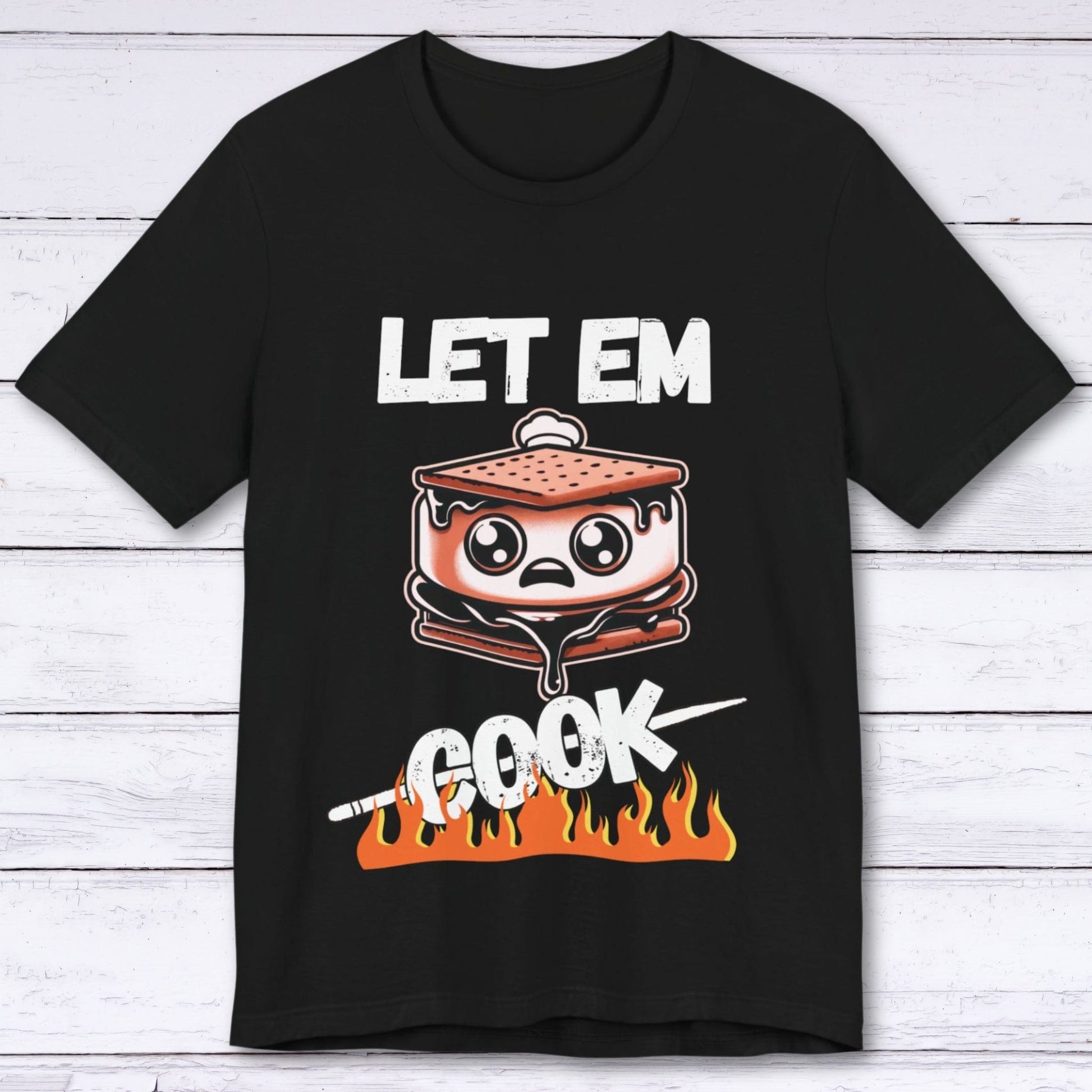 T-Shirt Black / S Let Em Cook Gamer (S'mores )T-shirt