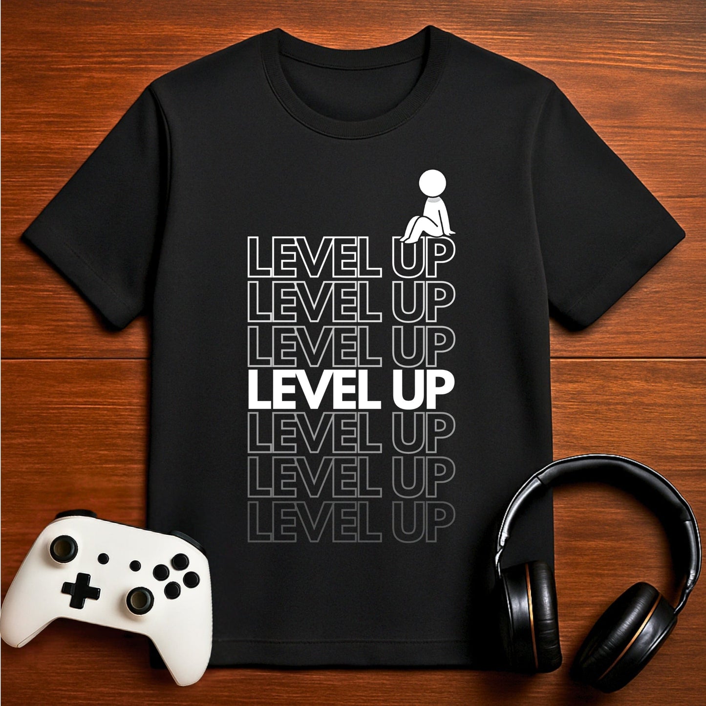 T-Shirt Black / S Level Up Gamer T-shirt