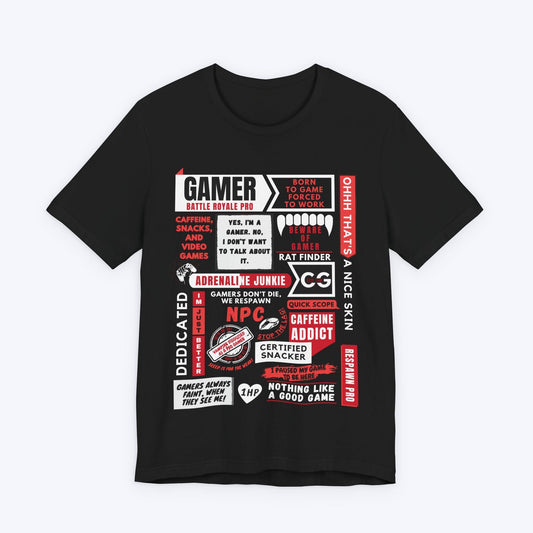T-Shirt Black / S Life of a Gamer (Red Edition) T-shirt