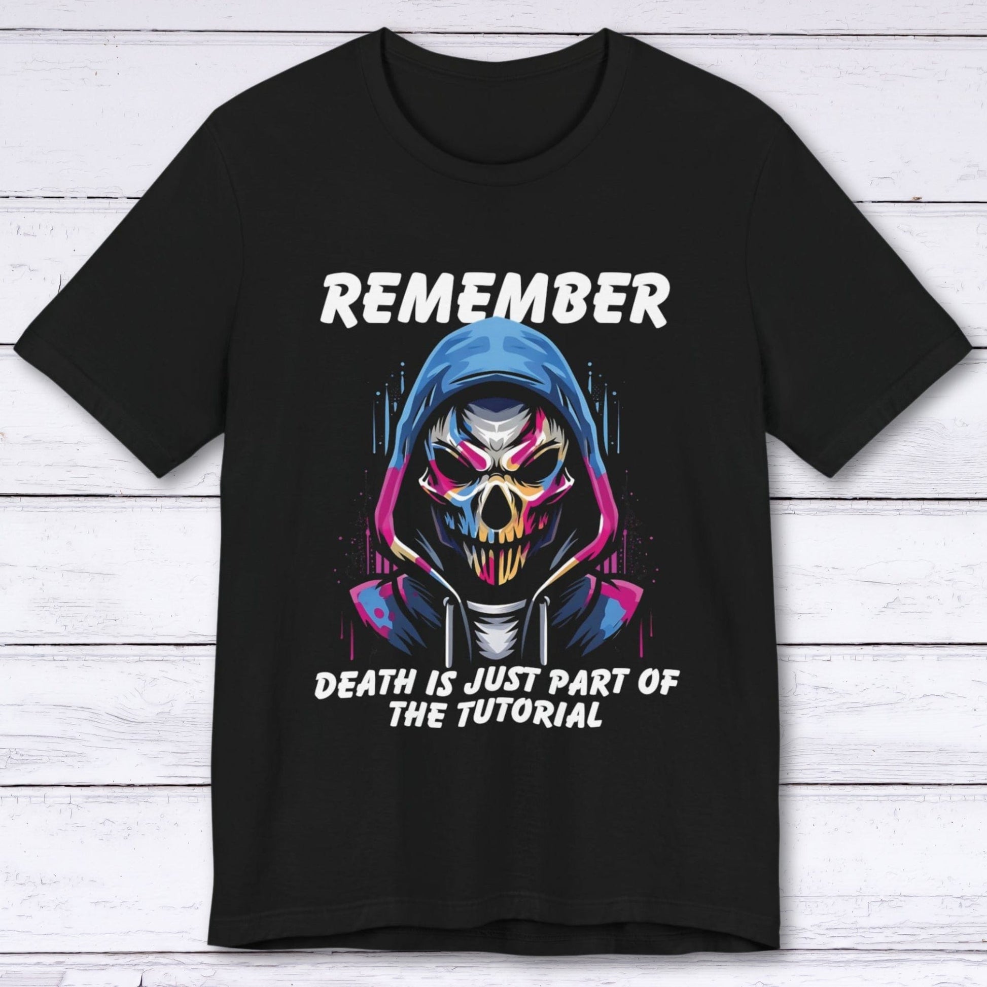 T-Shirt Black / S Life's Lesson - Death's Tutorial T-shirt