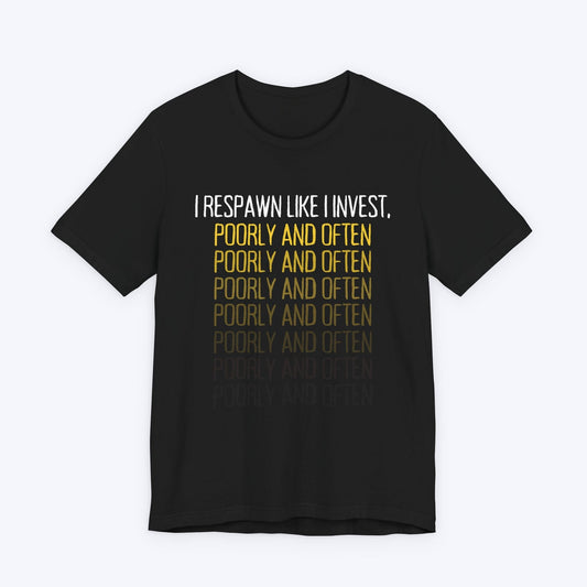 T-Shirt Black / S Like I Invest Gamer T-shirt
