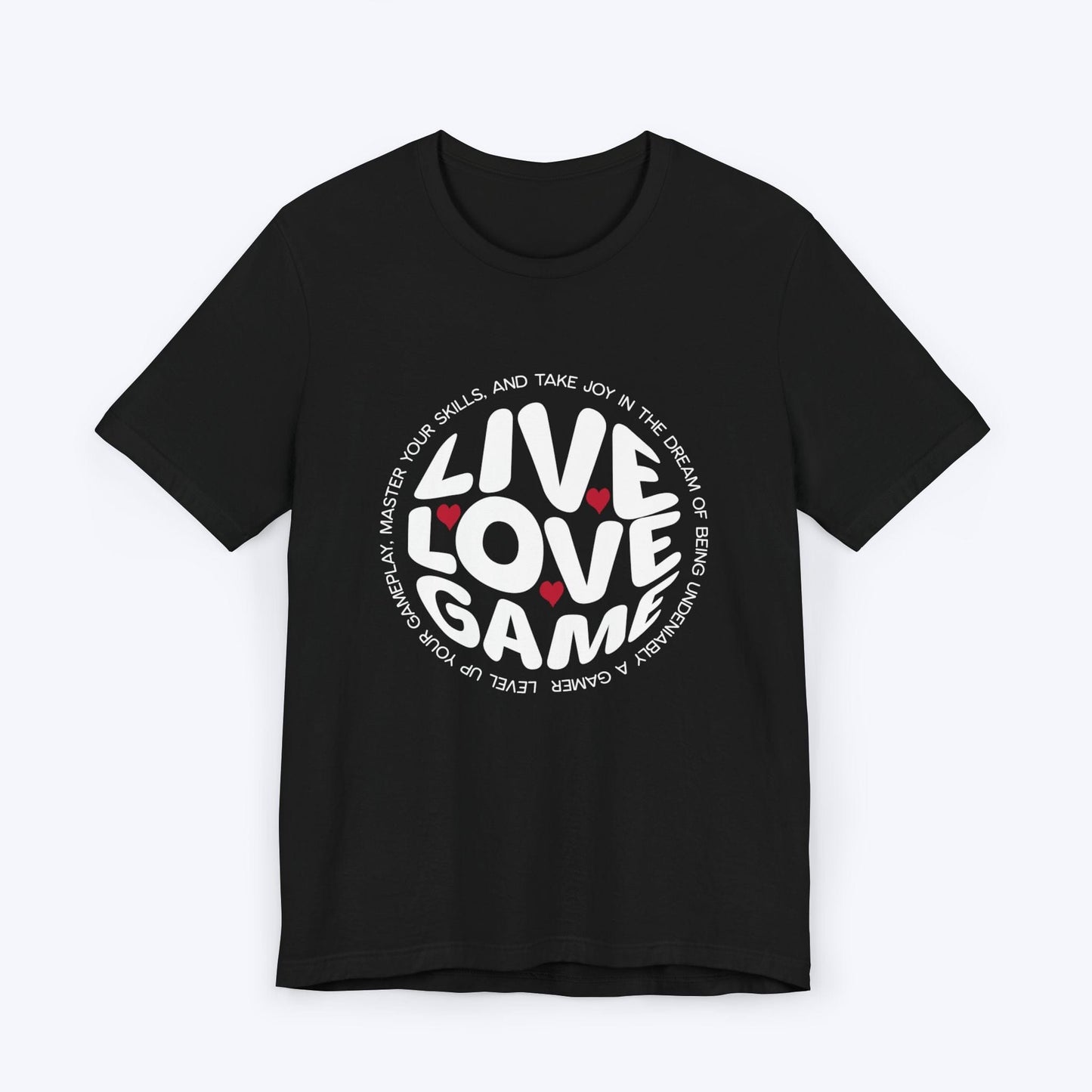 T-Shirt Black / S Live, Love, Game (Around the World) T-shirt