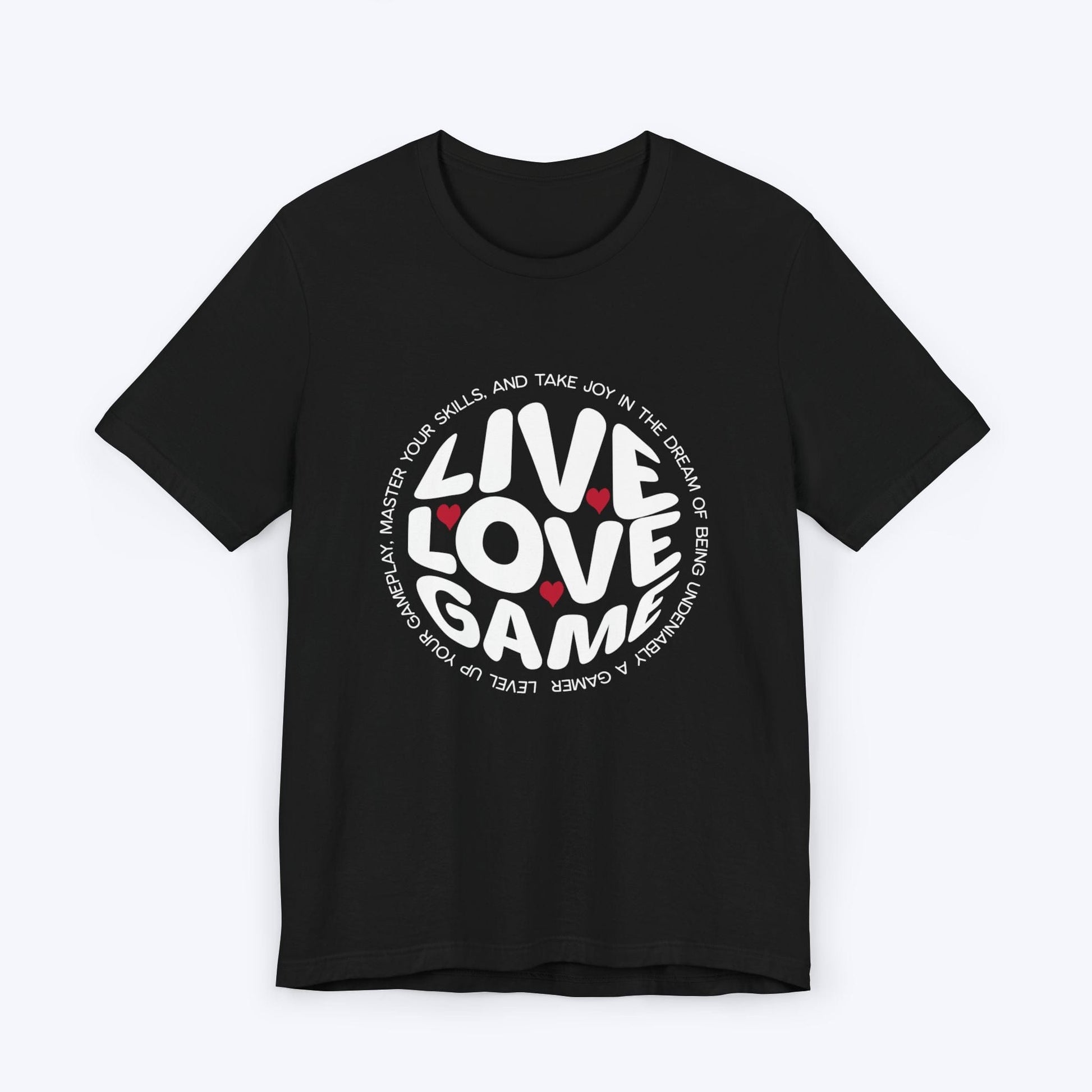 T-Shirt Black / S Live, Love, Game (Around the World) T-shirt