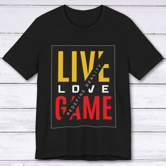 T-Shirt Black / S Live, Love, Game T-shirt