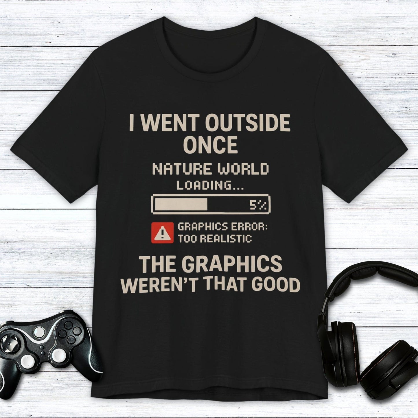 T-Shirt Black / S Loading Real World T-shirt