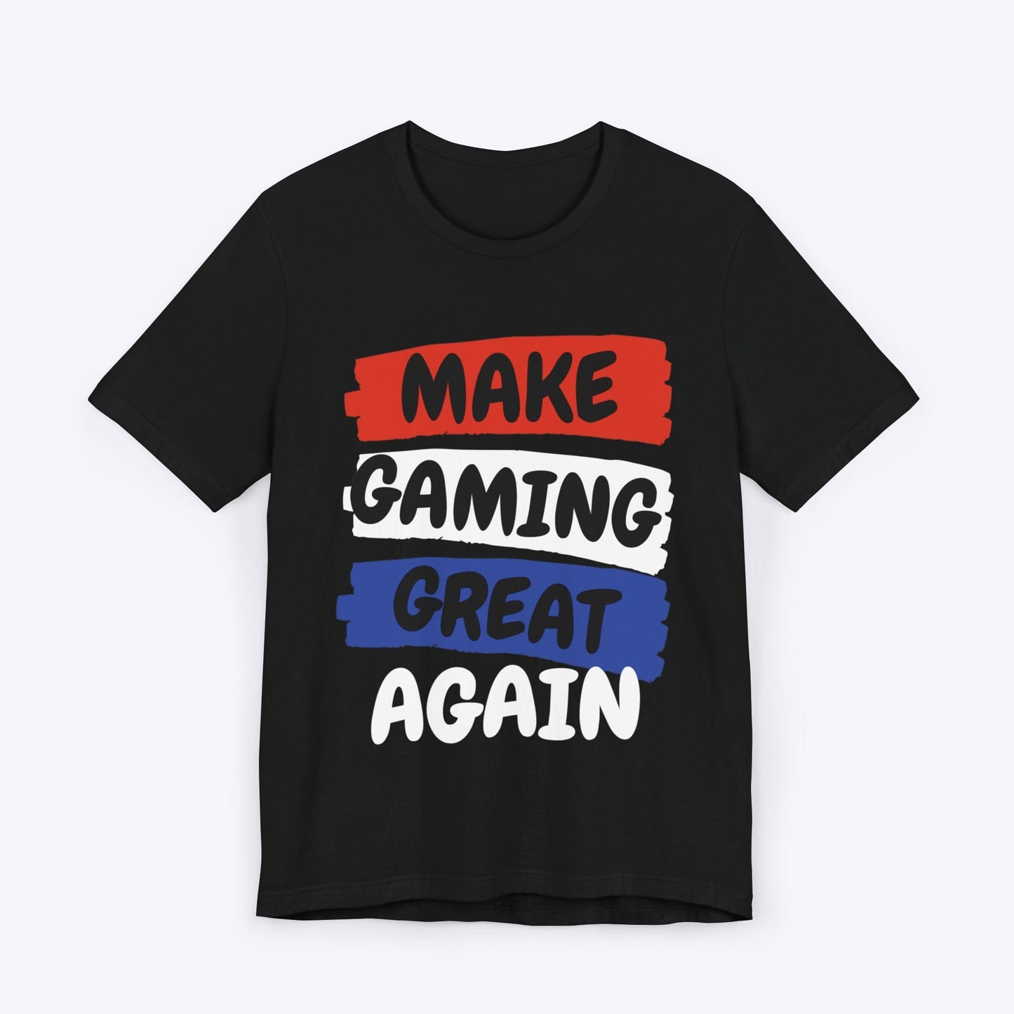 T-Shirt Black / S Make Gaming Great Again "Stripes" T-shirt