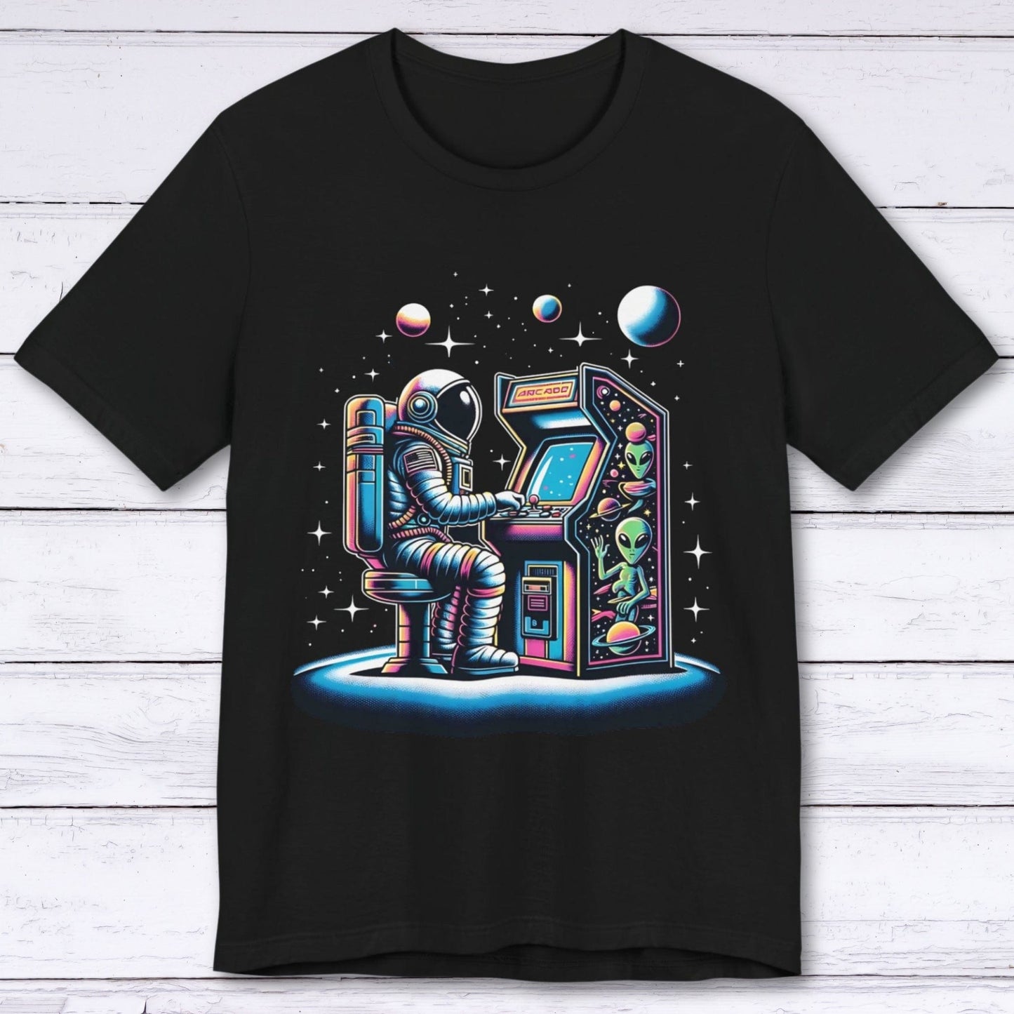 T-Shirt Black / S Music Man Astronaut T-shirt