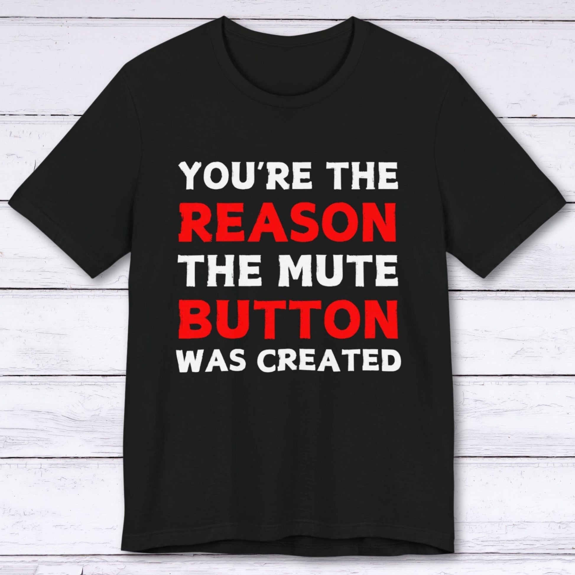 T-Shirt Black / S Mute Button Enthusiast T-shirt