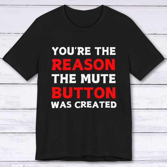 T-Shirt Black / S Mute Button Enthusiast T-shirt