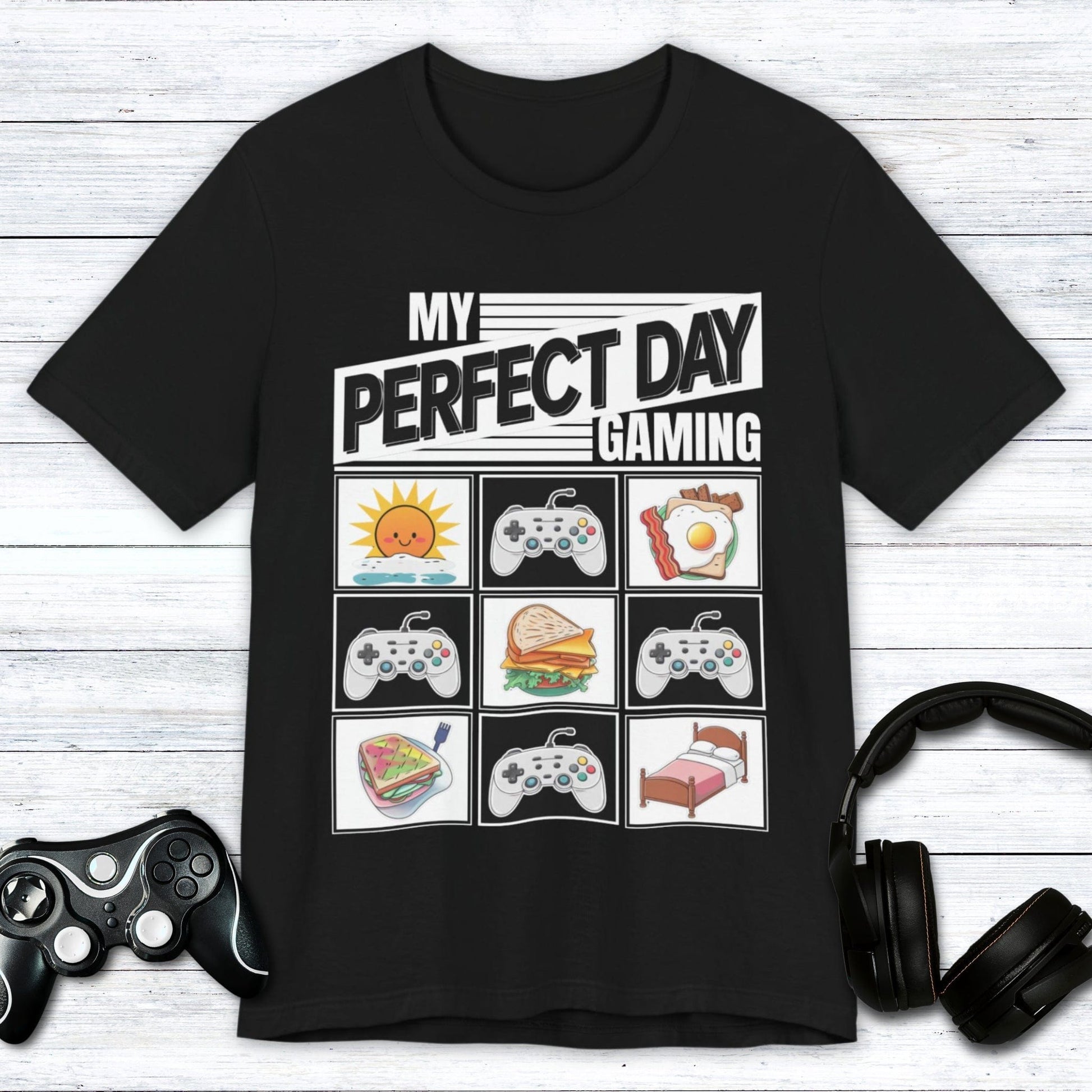 T-Shirt Black / S My Perfect Day Gaming T-shirt
