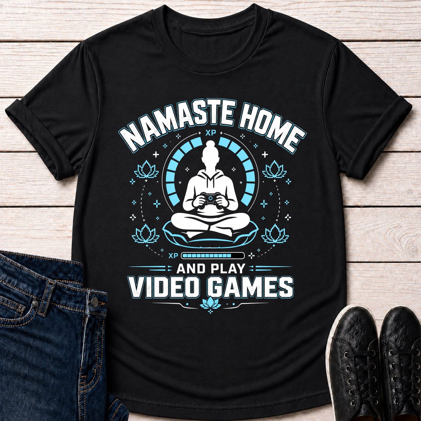 T-Shirt Black / S Namaste Gaming T-shirt