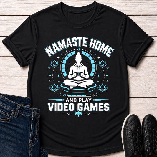T-Shirt Black / S Namaste Gaming T-shirt