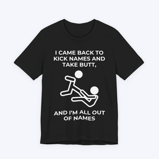 T-Shirt Black / S Name Kicker T-shirt