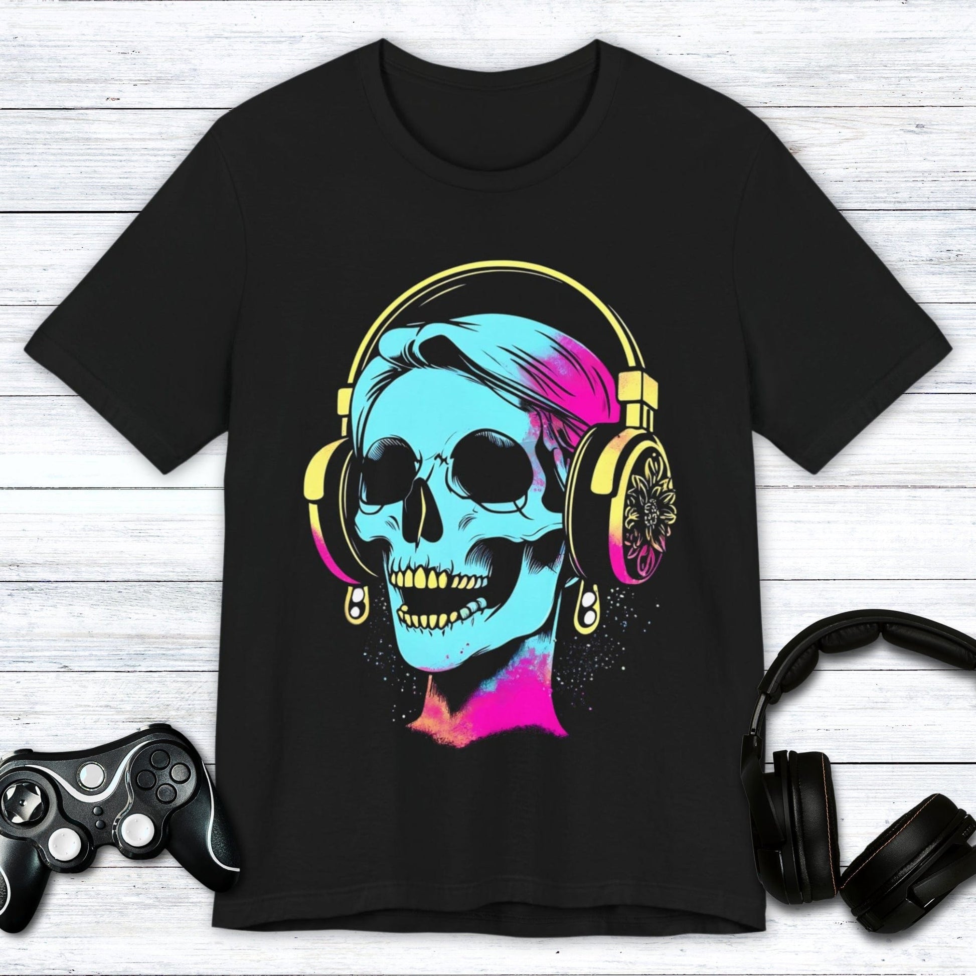 T-Shirt Black / S Neon Melodies: Femme Fatale T-shirt