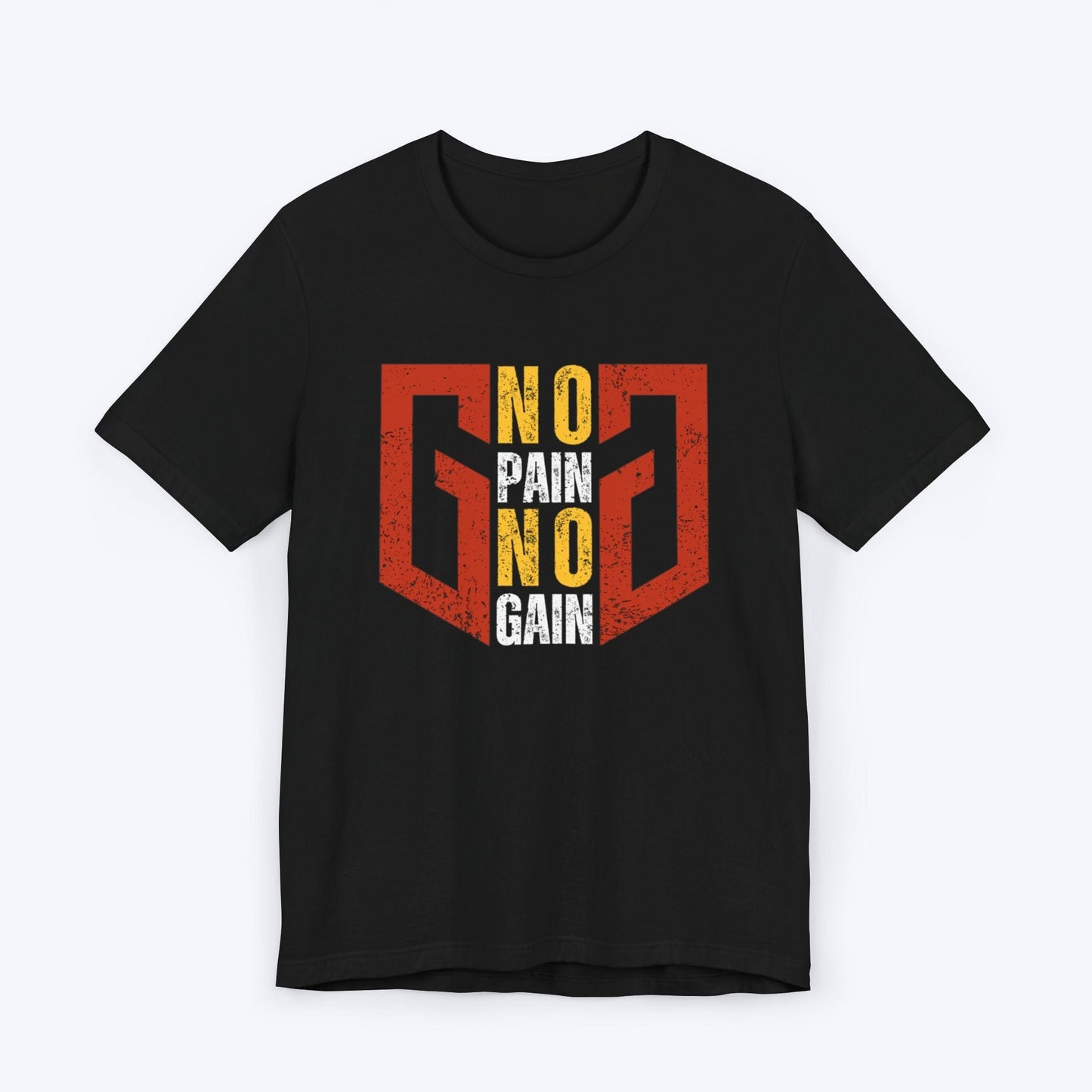 T-Shirt Black / S No Pain, No Gain "GG" T-shirt