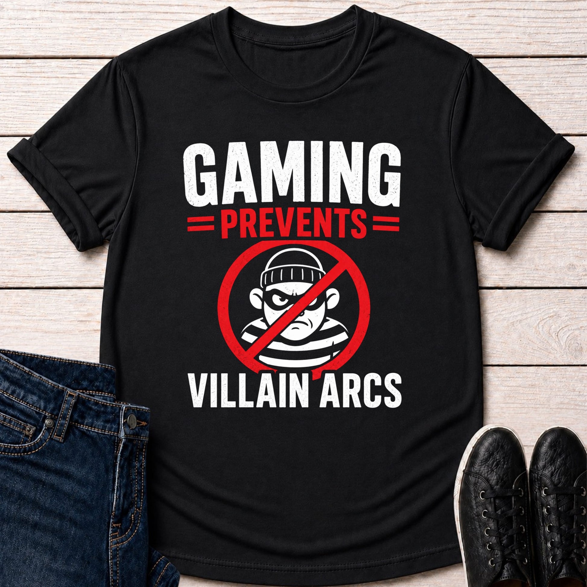 T-Shirt Black / S No Villains T-shirt