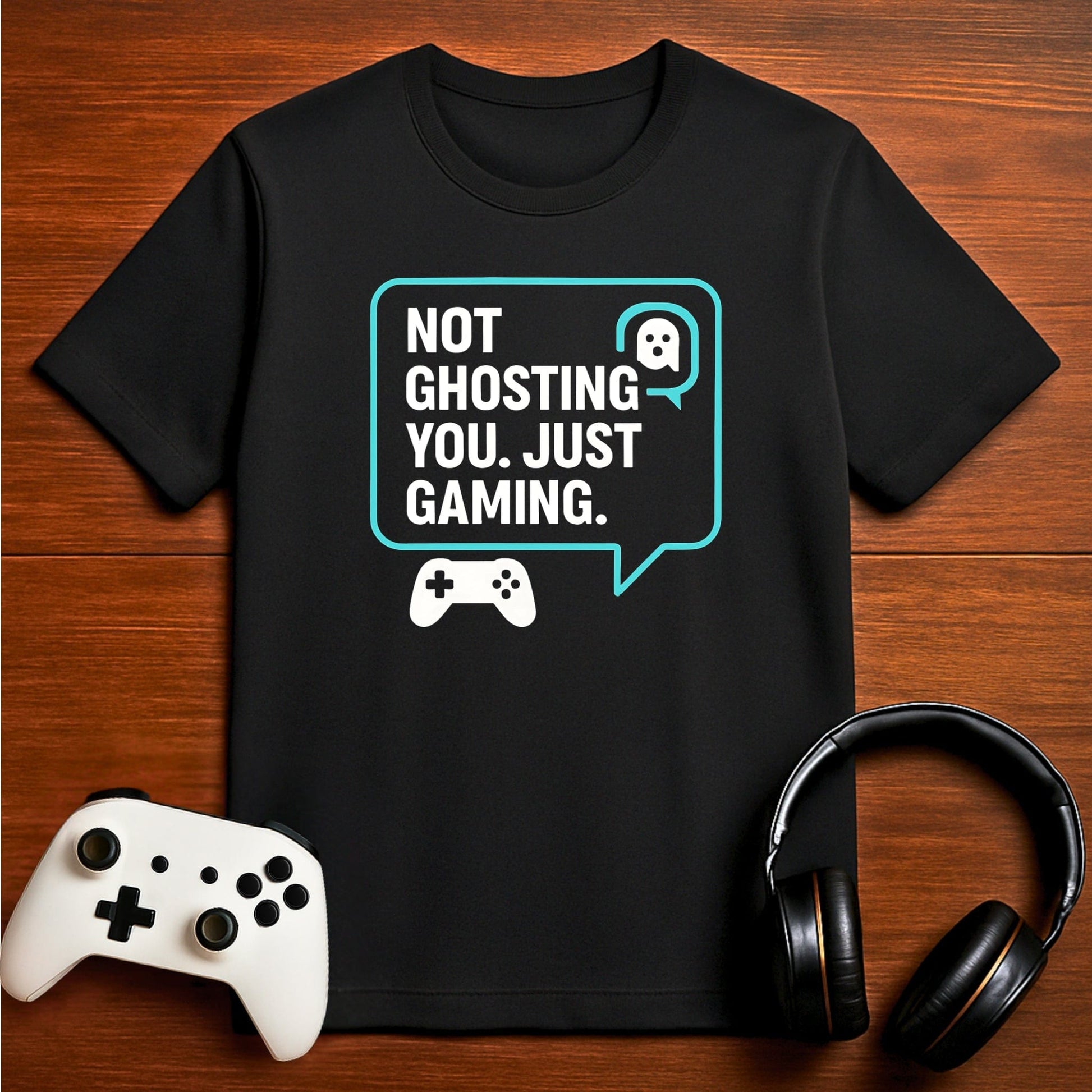 T-Shirt Black / S Not Ghosting, Just Focused T-shirt