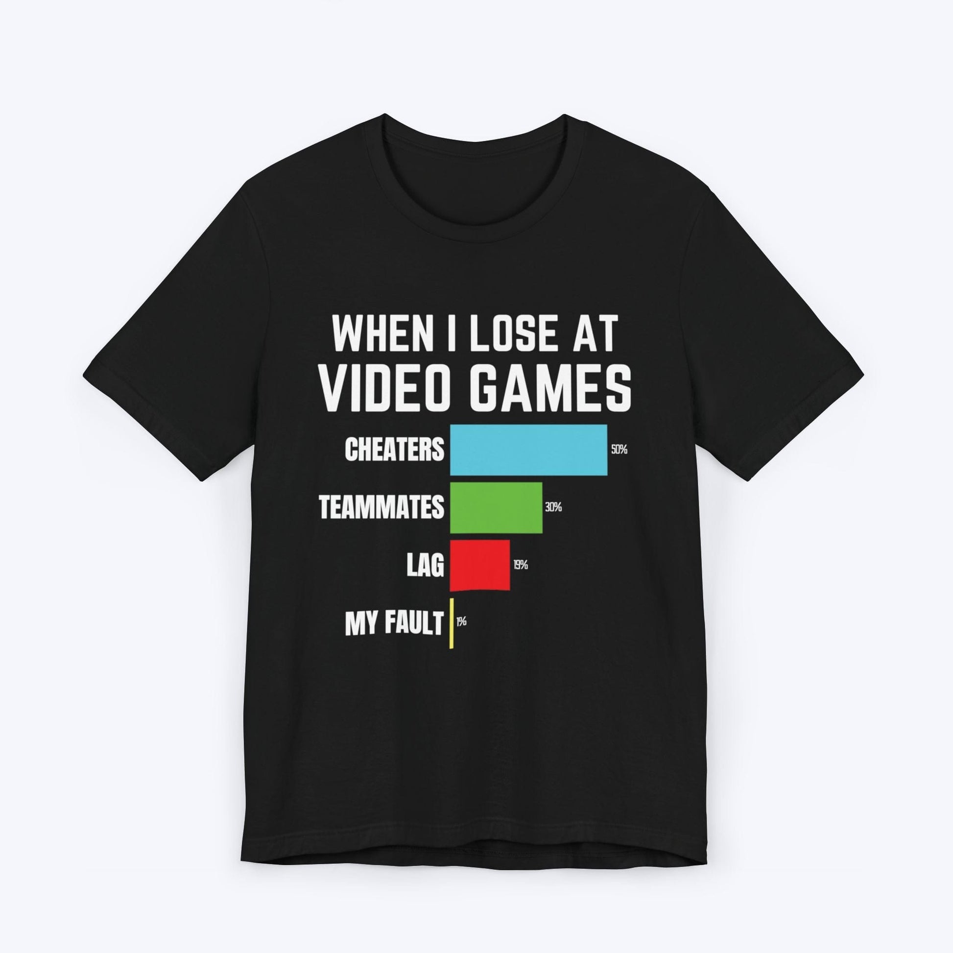 T-Shirt Black / S Not My Fault Gaming T-shirt