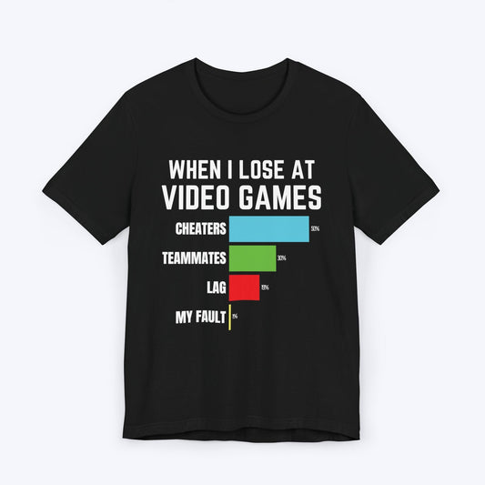 T-Shirt Black / S Not My Fault Gaming T-shirt