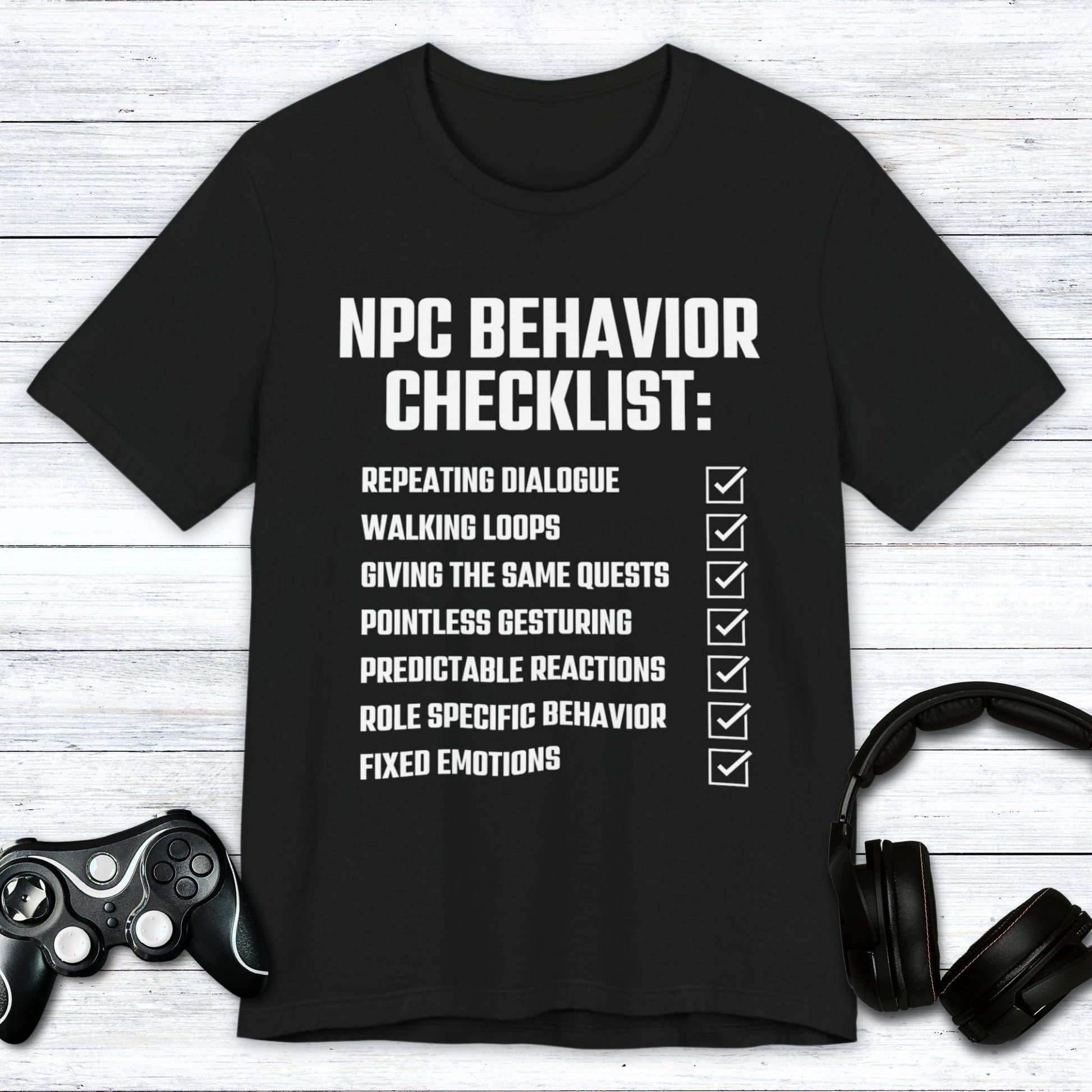 T-Shirt Black / S NPC Checklist T-shirt