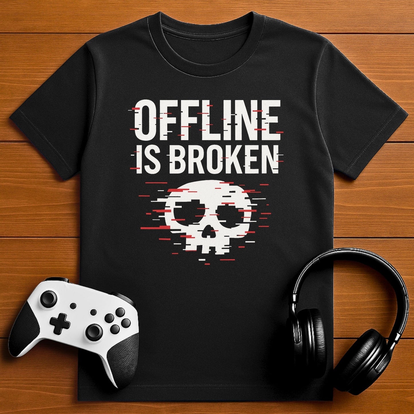 T-Shirt Black / S Offline is Broken T-shirt