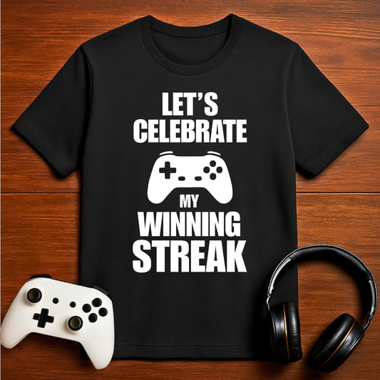 T-Shirt Black / S On a Streak – Let’s Party T-shirt